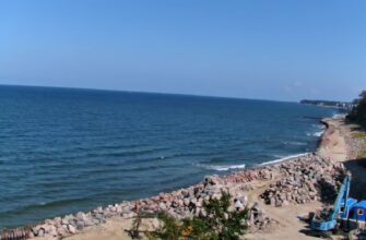 Пляж в Светлогорске