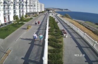 Белая набережная в Анапе