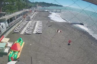 Пляж Кукуруза в Мамайке