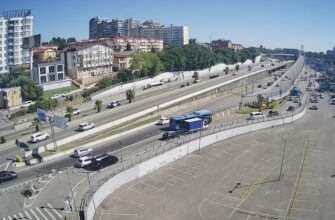 Привокзальная площадь в Адлере