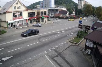 улица Армавирская в Дагомысе