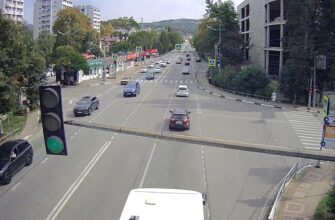 улица Ленинградская в Дагомысе
